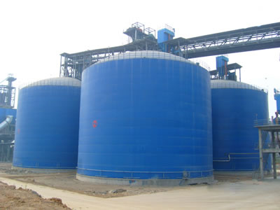 龙安水泥钢板库改造